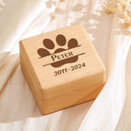custom engraved cat remembrance box