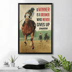 A Winner Is A Dreamer Who Never Gives Up - Horse Racing Poster 751490 - 751492 - DiyGiftly