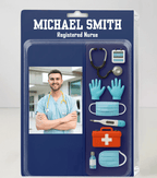 A Work of Heart - Acrylic Keychain - Gift for Nurse, Family Members 23523584 - DiyGiftly