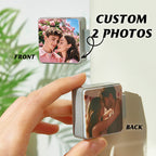 Personalized Refrigerator Magnet with Light Photo Fridge Magnet Gift for Family or Friends