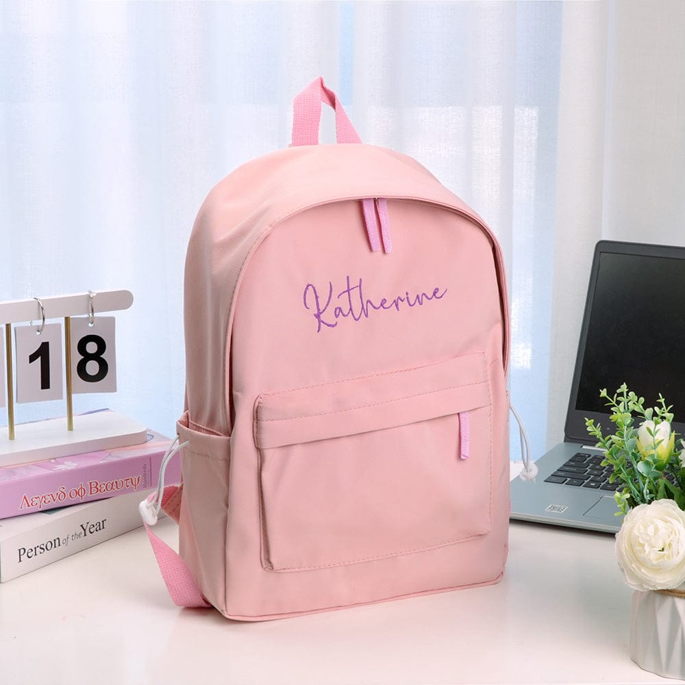 Personalized Name Embroidery Backpack Custom Backpack Travel Bags Gifts for Friend