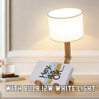 wooden table lamp as a new home gift