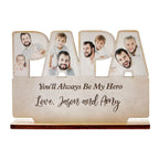 proud grandpa moments wooden plaque personalized gift for grandpa