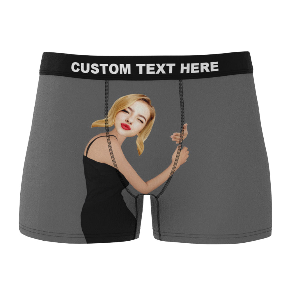 boxer shorts hug inspired artwork gift for boyfriend