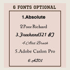 Personalized Magnet Weekly Pill Organizer with Name 7-Day Pill Box Gift for Family