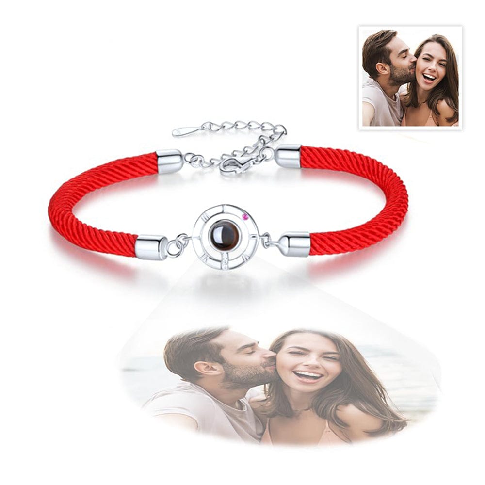 Personalized Projection Bracelet Couple Memory Jewelry