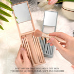 Personalized Engraved Makeup Brush Set – Customizable Beauty Essentials for Flawless Application