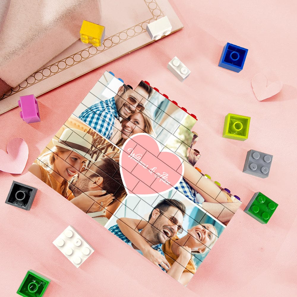 Customized Building Brick Personalized Colors Block Puzzle