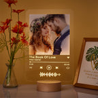 Custom Scannable Code Lamp Acrylic Album Night Light - 3 Sizes