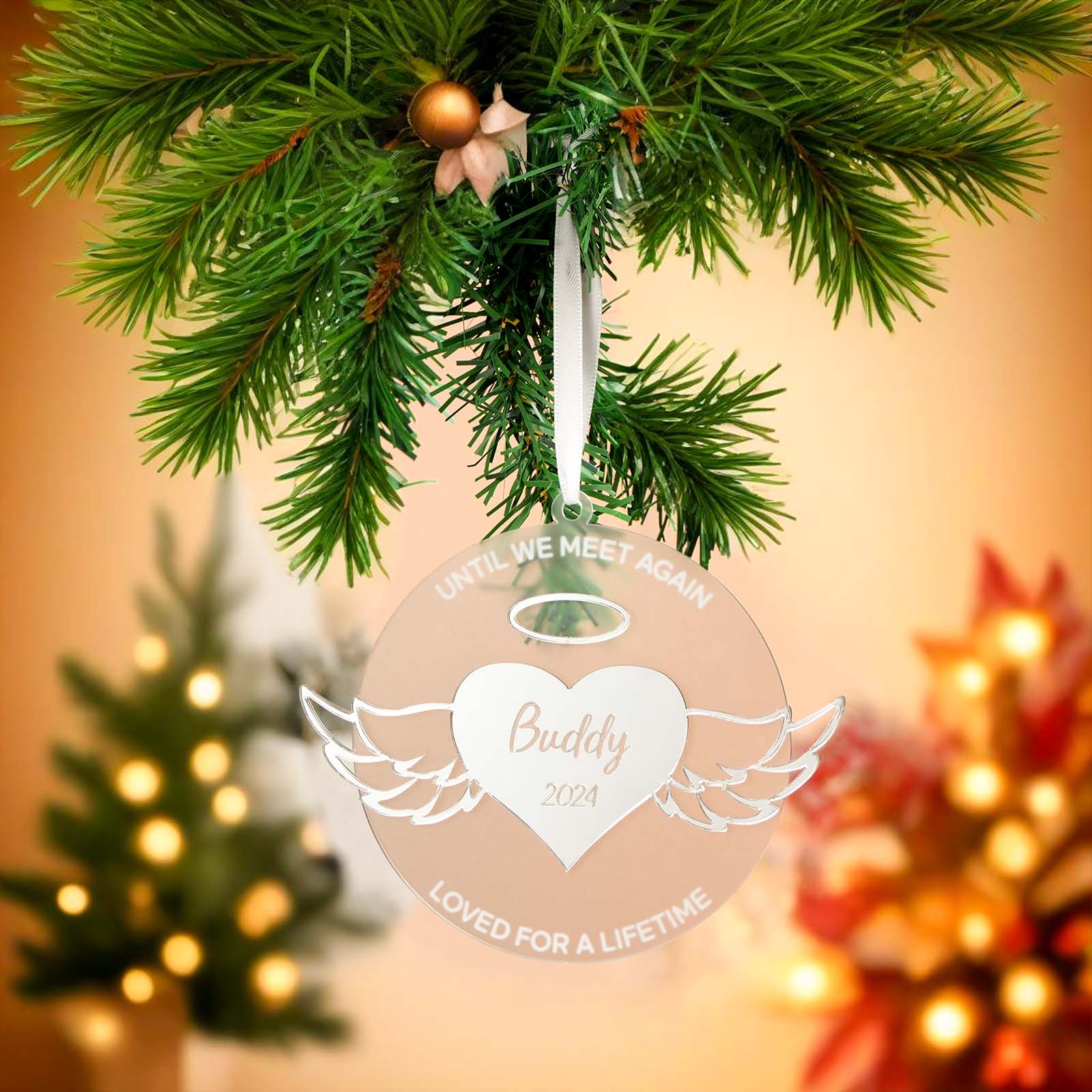 ornament acrylic personalized design holiday decor