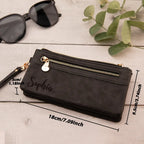 wallet custom text personalization bridesmaid gift for wedding weekend listing image