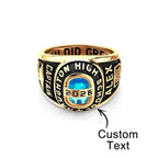 personalized name personalized birthstone class signet ring engraved jewelry graduation keepsake gift for boyfriend