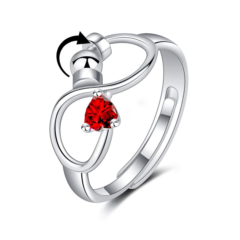 october anxiety relief spinner ring birthday gift birthday gift