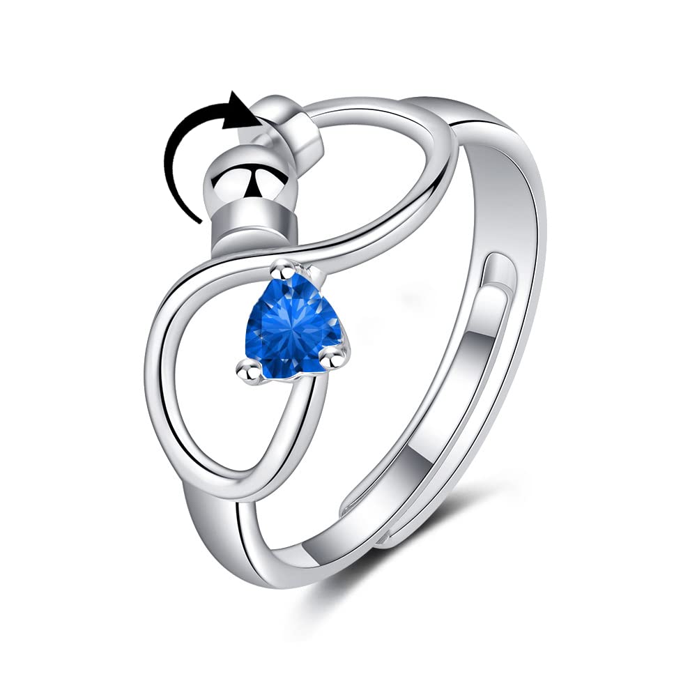 december anxiety relief spinner ring birthday gift birthday gift