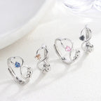 february anxiety relief spinner ring birthday gift birthday gift
