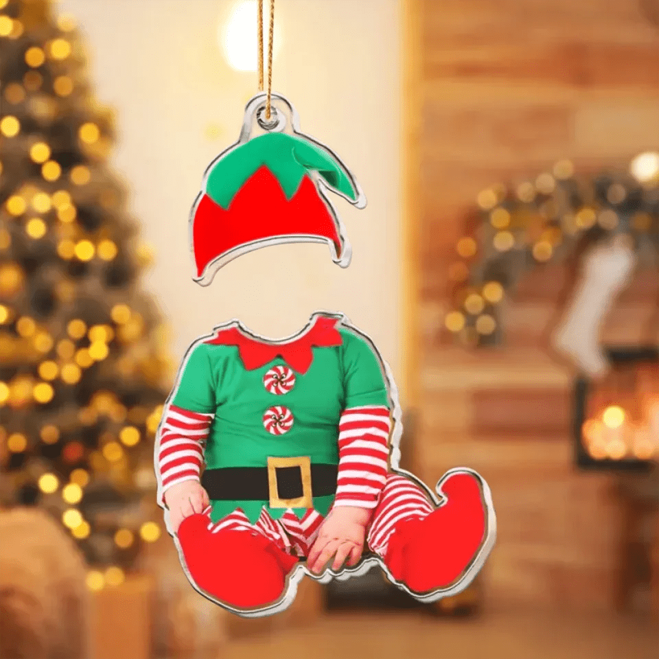 Elf Personalized Babys Photo First