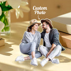 Personalized Photo Acrylic Button Charm Bogg Bag Accessories Travel Gift for Her