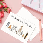 Funny Dog Thank You Card Nothing Butt Card Graduation Gifts