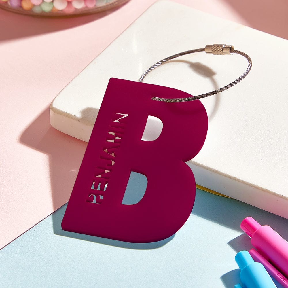 Personalized Name Tag Backpack Tag Luggage Name Tag Back to School Gift for Children