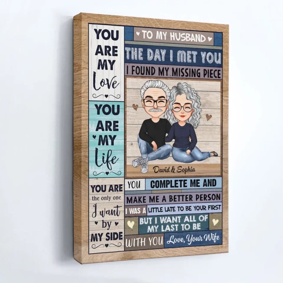 All Of My Last To Be With You - Personalized Poster/Wrapped Canvas - Christmas, Anniversary, Birthday Gift For Couples, Husband, Wife, Lovers, Anniversary, Engagement 719448 - 723037 - DiyGiftly