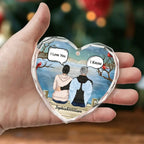 personalized design ornament heart motif remembrance gift