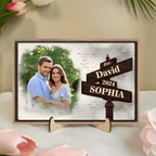 Always Love - Personalized Custom Wood Plaque With Flat Base 749908 - DiyGiftly