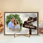 Always Love - Personalized Custom Wood Plaque With Flat Base 749908 - DiyGiftly