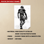 American Football Player Personalized Art Custom Name and Number 738716 - 738761 - DiyGiftly