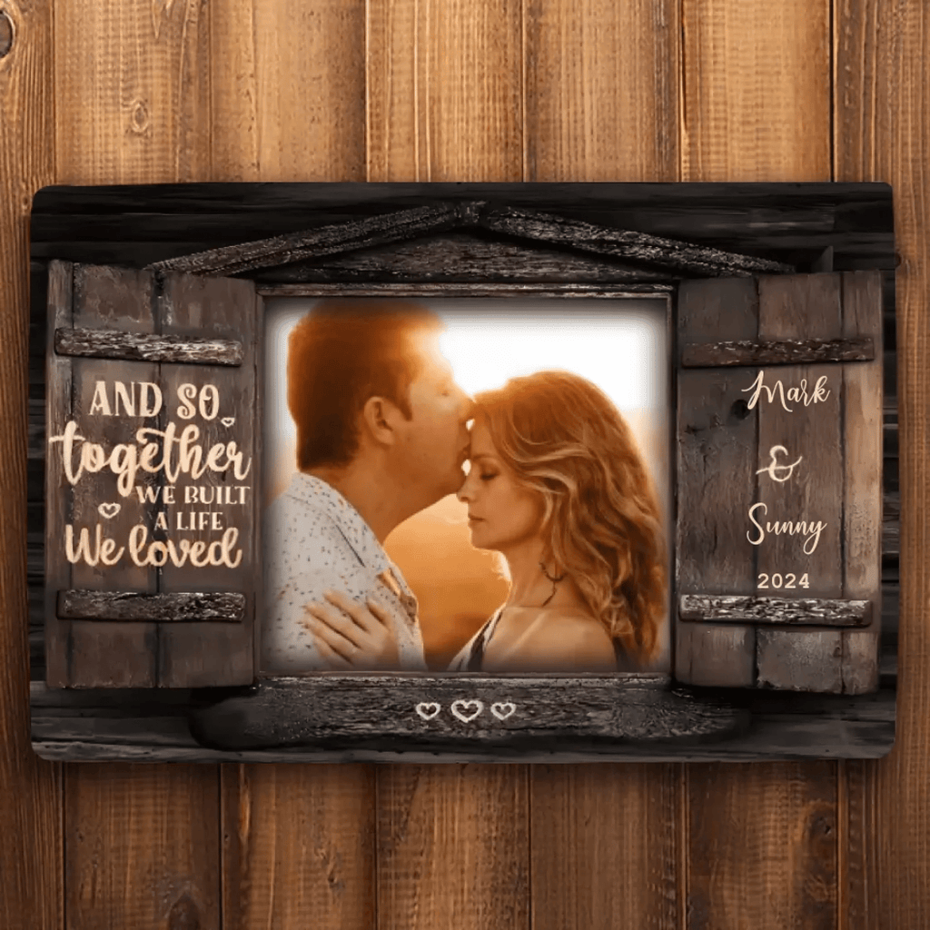 And So Together - Upload Image, Personalized Mat 706372 - D - DiyGiftly