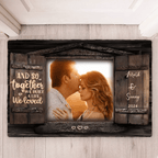 And So Together - Upload Image, Personalized Mat 706372 - D - DiyGiftly