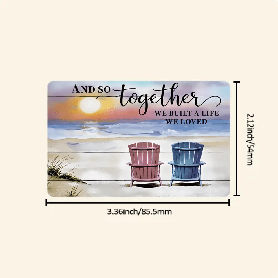 And so together we built a life we loved - Personalized custom canvas - Home decor 727834 - 727896Q - DiyGiftly