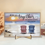 And so together we built a life we loved - Personalized custom canvas - Home decor 735310 - DiyGiftly