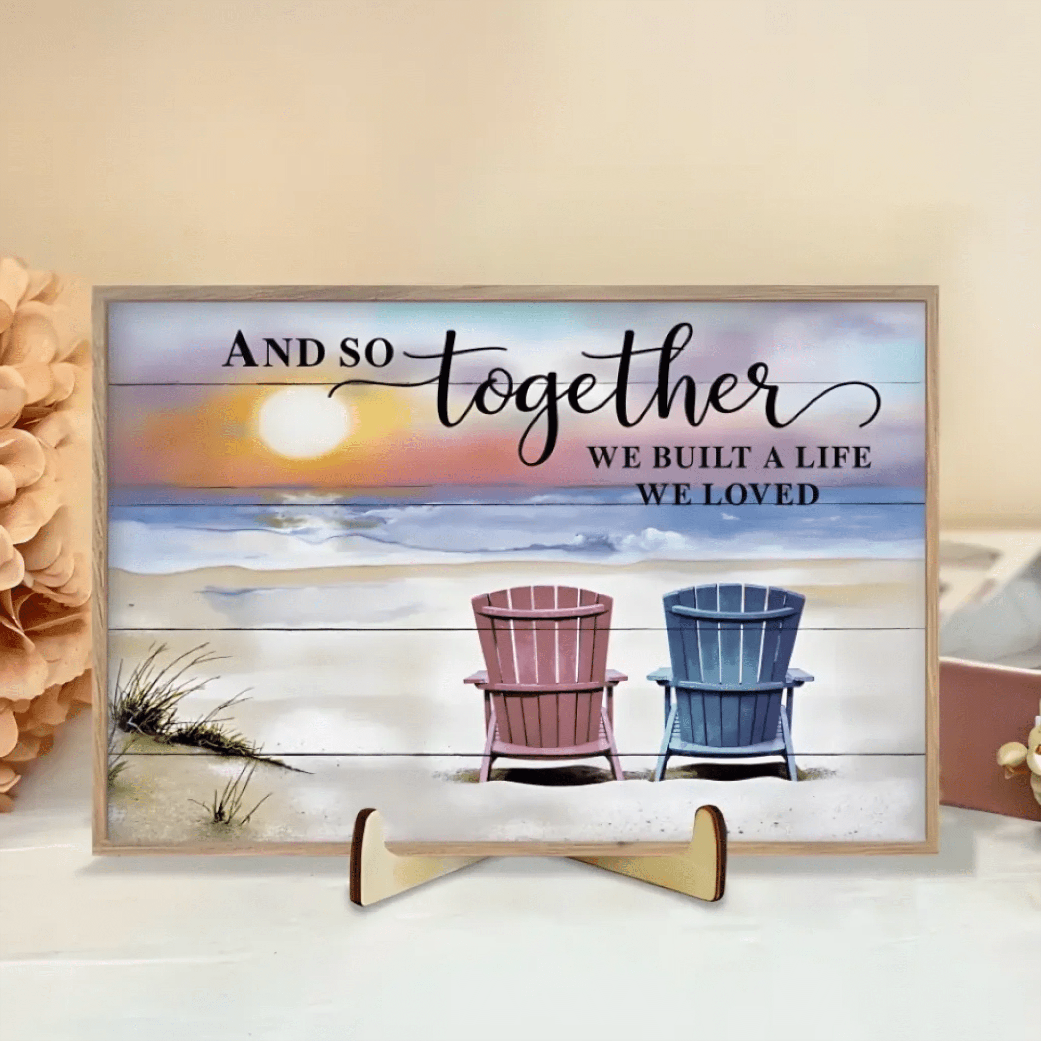 And so together we built a life we loved - Personalized custom canvas - Home decor 735310 - DiyGiftly