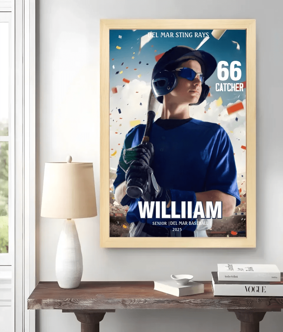 Any Photo, Name, School... - Personalized Ball sports Poster&Canvas 749760 - 749764 - DiyGiftly