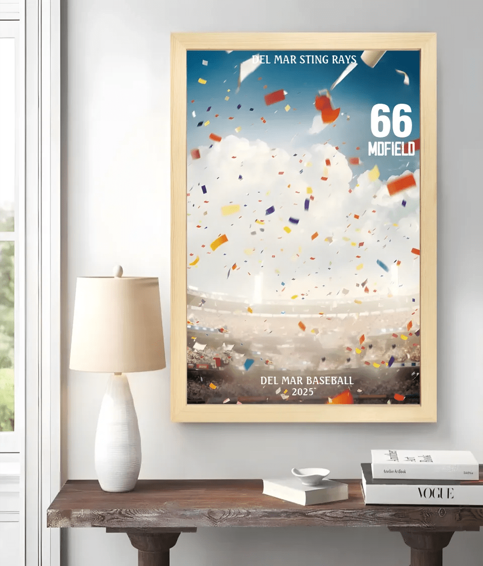 Any Photo, Name, School... - Personalized Ball sports Poster&Canvas 749760 - 749764 - DiyGiftly