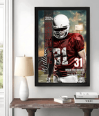 Any Photo, Name, School... - Personalized Football - Custom Photo Poster&Canvas 735330 - 735368 - DiyGiftly