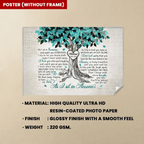 wooden canvas personalized photo photo tribute poster and canvas