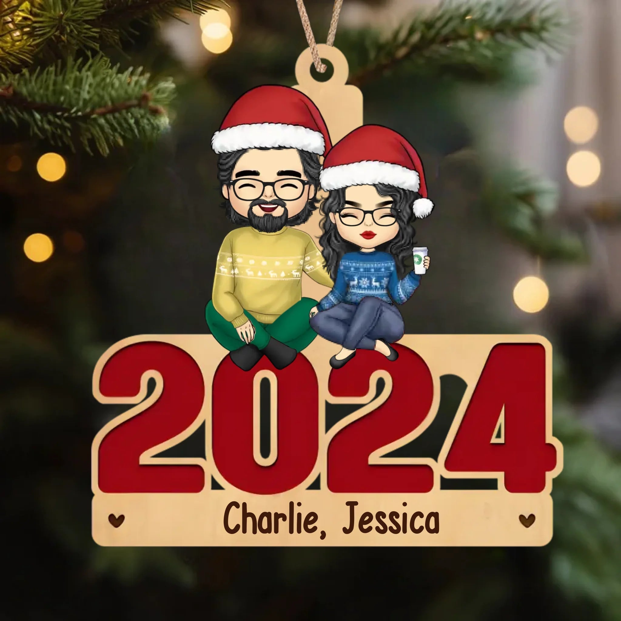 At Christmas, All Roads Lead Home - Family Personalized Custom Ornament - Acrylic, Wood Custom Shaped - Christmas Gift For Family Members, Pet Owners, Pet Lovers 692104 - DiyGiftly