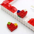 Custom Red Building Blocks Picture Frame DIY Photo Frame