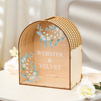 Personalized Wedding Card Box Arch Wedding Memory Box Wedding Gift for Couple