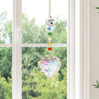 custom rainbow bridge dog suncatcher ornament