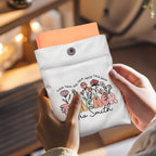 Personalized Spring Boho Wildflowers Book Cover with Pocket Book Cover Protector Gift for Teacher