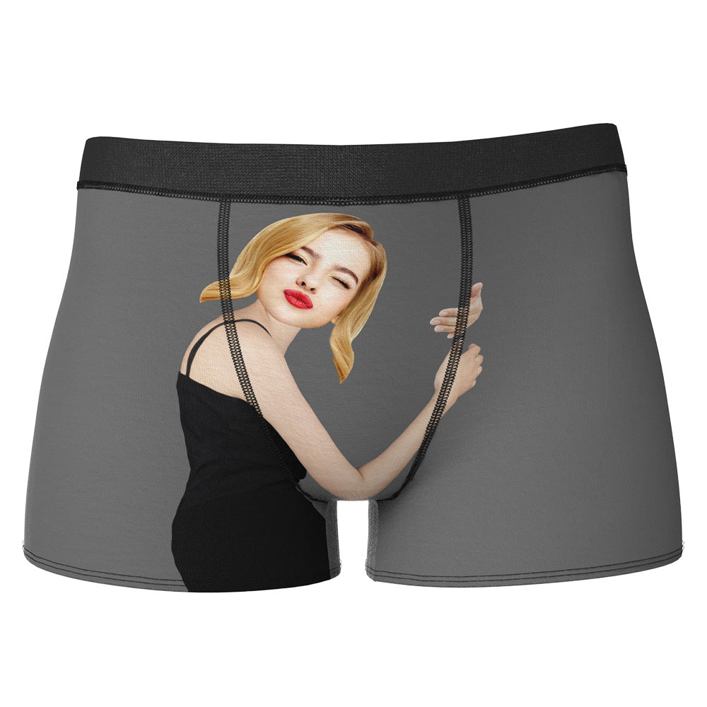 personalized photo boxer shorts funny romantic gift for boyfriend