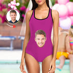 Custom Face Swimsuit Ladies One Piece Swimwear