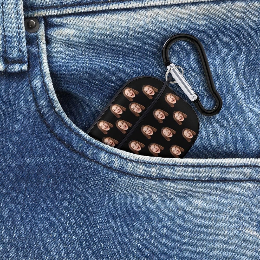 Custom Face Airpods Case Cover for Airpods Pro with Keychain