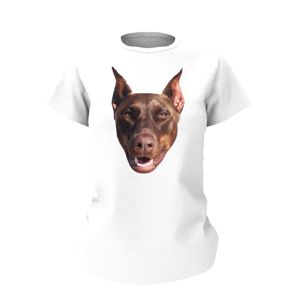 Man White T Shirt Soft Graphic Print for Pet Lover Gifting