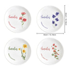 Personalized Birth Flower Floral Ring Jewelry Dish Gift for Her