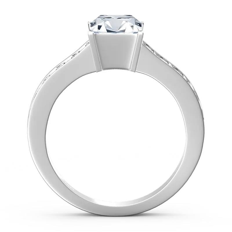 Personalized Birthstone Silver Ring Eternity Ring Wedding Gift Valentines Gift