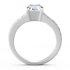 Personalized Birthstone Silver Ring Eternity Ring Wedding Gift Valentines Gift