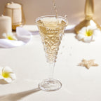 Personalized Engraved Crystal Champagne Flute Set Gifts for Newlyweds